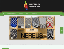 Tablet Screenshot of mayoreoendecoracion.com